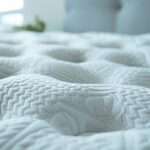 closeup ecofriendly mattress detailed view ecofriendly mattress made from organic sustainable materials emphasizing its design comfort photography 1 1 Guide to Mattress Materials Eco-Friendly Mattresses Guide to Mattress Materials: What Each Component Does and Why It Matters